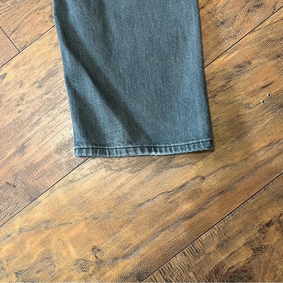 Lee slim fit dark gray denim jeans tapered ankle pockets relaxed mid rise 36/30 - Picture 14 of 16